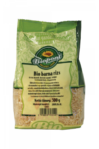 Obrázek pro Biopont Bio Rýže dlouhozrnná rychlá hnědá (500g)