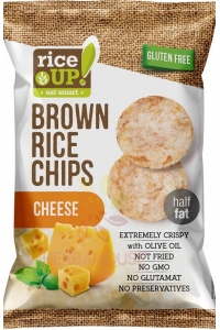 Obrázek pro Rice Up Bezlepkový rýžový chips se sýrovou příchutí (60g)
