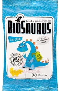 Obrázek pro McLloyd´s Biosaurus Bezlepkový kukuřičný snack s mořskou solí (50g)