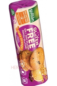 Obrázek pro Gullón Bezlepkové Ovesné sušenky s rozinkami a pomerančovou příchutí (180g)