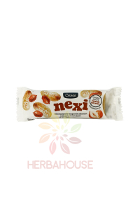 Obrázek pro Cornexi Nexia Ovesná tyčinka s arašídy a oříšky polomáčený v hořké čokoládě se sladidlem (45g)