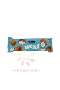 Obrázek pro Cornexi Nexia Müsli tyčinka s kokosem polomáčený v mléčné čokoládě se sladidlem (25g)