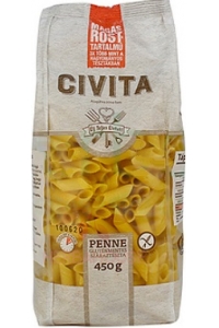 Obrázek pro Civita Bezlepkové kukuřičné těstoviny s vysokým obsahem vlákniny penne (450g)