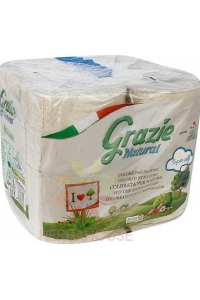 Obrázek pro Grazie Natural Eko Toaletní papír 2-vrstvý recyklovaný (8ks)