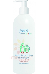 Obrázek pro Ziaja Baby & Kids hypoalergenní sprchový gel na tělo a vlasy od 6.měsíce (400ml)