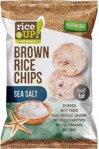 Obrázek pro Rice Up Bezlepkový rýžový chips s mořskou solí (60g)