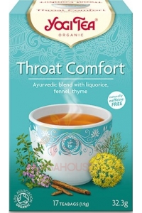 Obrázek pro Yogi Tea® Bio Throat comfort Ajurvédský čaj Na hrdlo (17ks)