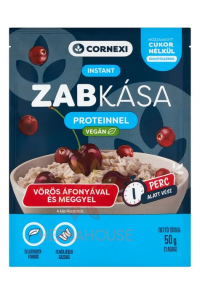 Obrázek pro Cornexi Proteinová ovesná kaše brusinkově višňová bez cukru se sladidlem (50g)