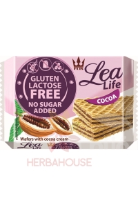 Obrázek pro Flis Lea Life Bezlepkové oplatky s kakaovou náplní bez cukru (95g)
