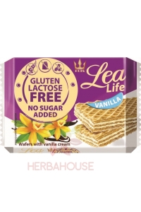 Obrázek pro Flis Lea Life Bezlepkové oplatky s vanilkovou náplní bez cukru (95g)
