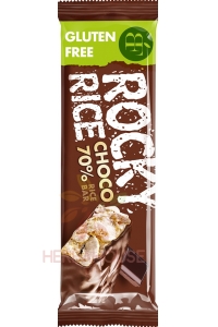 Obrázek pro Benlian Food Rocky Rice Bezlepková rýžová tyčinka čokoláda 70% (18g)
