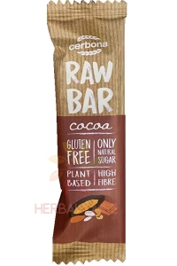 Obrázek pro Cerbona Bezlepková Raw kakaová ovocná tyčinka (30g)
