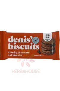Obrázek pro Naturbit It´s us Denis Bezlepkové Ovesné sušenky s čokoládou (50g)