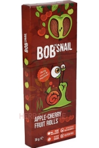 Obrázek pro Eco Snack Bob Snail Rolls Ovocné plátky jablko, třešeň (30g)