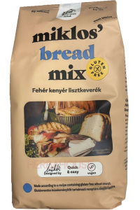 Obrázek pro Naturbit It´s us Miklos Bread Mix Bezlepková moučná směs na přípravu bílého chleba (1000g)