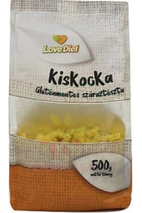 Obrázek pro LoveDiet Bezlepkové kukuřičné těstoviny malé kostky (500g)