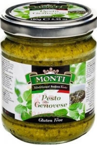 Obrázek pro Nord salsa Monti Pesto Genovese Bazalkové pesto se sýrem Pecorino (180g)