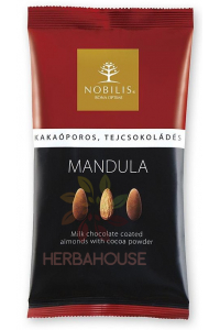 Obrázek pro Nobilis Mandle v mléčné čokoládě s kakaovým práškem (100g)