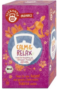 Obrázek pro Teekanne Organics Bio Calm & Relax bylinný čaj (20ks)