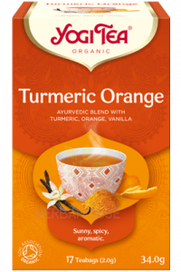 Obrázek pro Yogi Tea® Bio Ajurvédský čaj Kurkuma pomeranč (17ks)