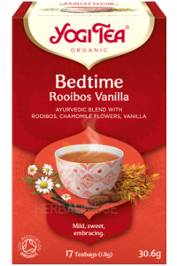 Obrázek pro Yogi Tea® Bio Ajurvédský Čaj čas jít spát Rooibos vanilka (17ks)