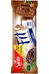 Obrázek pro Sante Fit Snídaňové cereální sušenky s kakaem bez přidaného cukru (50g)