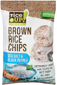 Obrázek pro Rice Up Bezlepkový rýžový chips s mořskou solí a pepřem (60g)