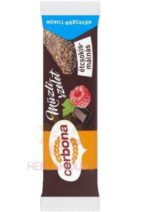 Obrázek pro Cerbona Müsli tyčinka čokoláda a malina polomáčený v hořké čokoládě (20g)