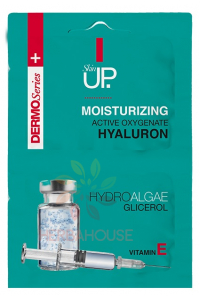 Obrázek pro Skin Up Hydratační a kyslíková maska ​​na pleť s kyselinou hialuronovou a zelenými řasami (10ml)