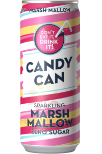 Obrázek pro Candy Can Sycený nápoj s příchutí Marshmallow se sladidly (330ml)