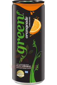 Obrázek pro Green Sycený nápoj s pomerančovou příchutí se sladidly (330ml)