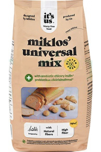 Obrázek pro Naturbit It´s us Miklos Universal Mix Plus Bezlepková moučná směs (1000g)