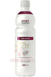 Obrázek pro Smart Vitamin Balance + Zinek Nesycený nápoj s příchutí granátového jablka se sladidly (600ml)