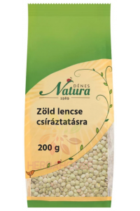 Obrázek pro Dénes Natura Zelená čočka na nakličování (200g)