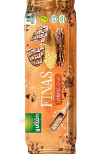 Obrázek pro Gullón Finas Ovesné sušenky polomáčené v mléčné čokoládě se sladidlem (150g)
