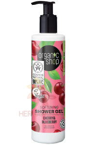 Obrázek pro Organic Shop Sprchový gel Třešeň a borůvka (280ml)