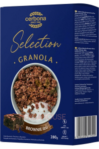 Obrázek pro Cerbona Selection Granola müsli s příchutí brownie (280g)