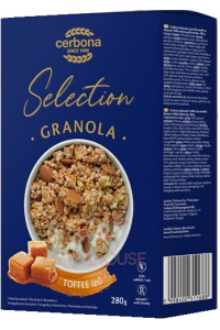 Obrázek pro Cerbona Selection Granola müsli s příchutí toffee (280g)