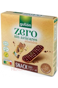 Obrázek pro Gullón Snack Zero Polomáčené čokoládové plátky bez přidaného cukru (150g)