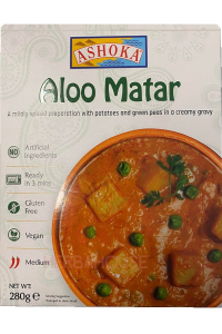 Obrázek pro Ashoka Aloo Matar - vegan, bezlepkové indické jídlo (280g)