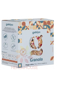 Obrázek pro Gabiyo Bezlepková granola višňově-malinová bez přidaného cukru (275g)