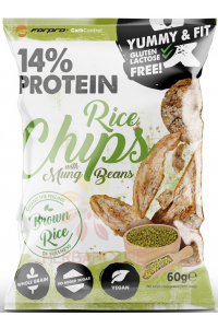 Obrázek pro Forpro Bezlepkový, celozrnný proteinový rýžový chips s fazolemi mungo (60g)
