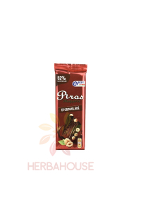 Obrázek pro Piros Mogyorós Hořká čokoláda s lískovými oříšky (80g)