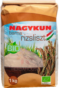 Obrázek pro Nagykun Bio Bezlepková Rýžová mouka hnědá (1000g)