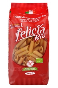 Obrázek pro Felicia Bio Bezlepkové těstoviny z hnědé rýže - penne (250g)