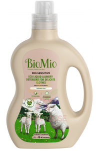 Obrázek pro BioMio Bio Sensitive Tekutý hypoalergenní prací gel bez vůně (1500ml)