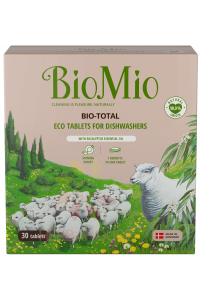 Obrázek pro BioMio Eko Tablety do myčky nádobí Eukalyptus (30ks)
