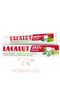 Obrázek pro Lacalut Aktiv Herbal zubní pasta proti paradentóze (75ml)