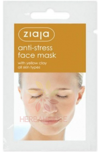 Obrázek pro Ziaja Antistresová pleťová maska se žlutým jílem (7ml)