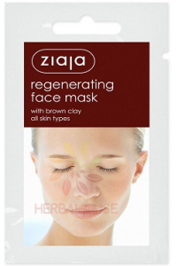 Obrázek pro Ziaja Regenerační pleťová maska s hnědým jílem (7ml)